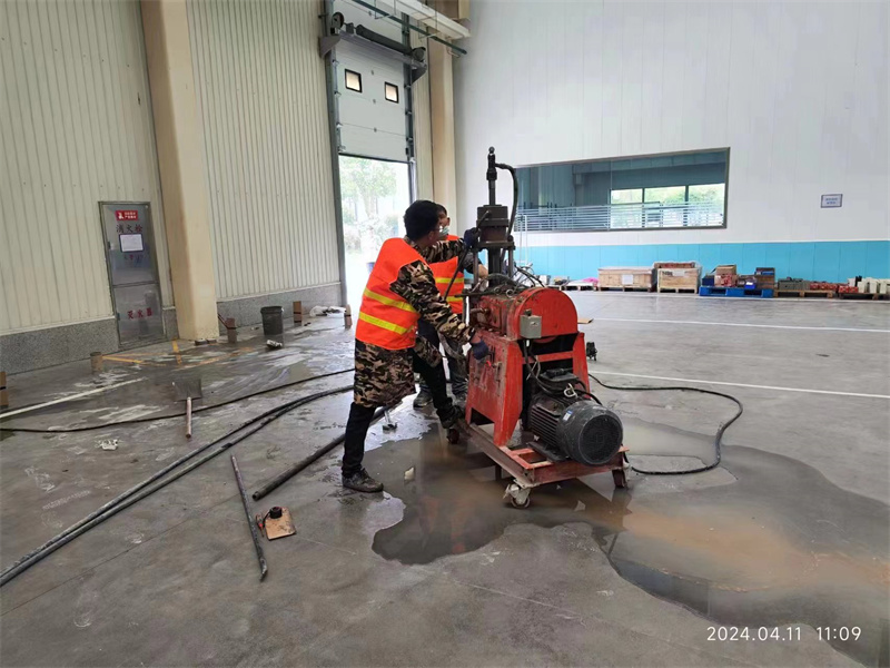 磐安厂房地面下沉塌陷注浆加固施工